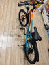 凤凰山地自行车男女变速山地车碟刹青少年儿童自行车学生单车 星际 橙蓝【变速】后座+LED灯+辐条轮 20寸【适合125-160cm】 实拍图