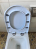 松鲸马桶盖通用加厚坐便器盖子家用抗断老式抽水马桶座圈配件轻音盖板 大U型【加厚带提手】 实拍图