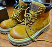 骆驼（CAMEL）【山丘】经典大黄靴户外工装马丁靴 L23W076065M 土黄（毛里） 37 实拍图