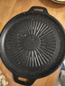 麦饭石烤肉盘家用不粘锅铁板烧韩式烤肉锅电磁炉卡式炉户外烤盘 太阳花烤盘 28cm 实拍图