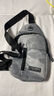 【运动胸包】跑步包男休闲斜挎包手机包防泼水健身包男女通用 黑色 实拍图