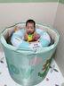 赟娅泡澡桶折叠家用大号6岁以上宝宝成人洗澡浴桶中大儿童坐浴盆3-12 乐乐恐龙【基础套装】70*65cm 实拍图