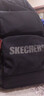 斯凯奇（Skechers）双肩包男女同款书包简约时尚大容量旅行包学生背包 碳黑色【经典款-约24.4L大容量】 实拍图