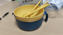 沃德百惠（WORTHBUY）304不锈钢泡面碗单个带盖宿舍学生汤碗饭碗日式家用碗筷餐具套装 实拍图
