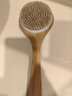 Creative art洗澡刷搓背刷 搓澡神器后背沐浴刷长柄双面干刷硬毛软毛猪鬃毛刷 实拍图