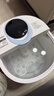 飞利浦（PHILIPS）泡脚桶加热自动按摩足浴盆 银离子长效抑菌 按摩器足浴桶足疗机送父母长辈公司礼物品3218F小萌新 实拍图