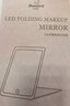 米波迪（Meebordi）镜子化妆镜led带灯便携折叠桌面梳妆镜觅旅行光化妆镜补光镜美妆镜美容仪灯生日礼物女云朵白 保价 实拍图