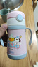 膳魔师（THERMOS）儿童吸管保温杯小黄鸭超轻316L不锈钢把手幼儿园宝学生杯上学TCKC 实拍图