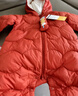 巴拉巴拉童装婴儿连体羽绒服轻薄羽绒服宝宝衣服2025冬装抱衣爬服男童女童 红色糖葫芦-白鸭绒 100 cm-充绒量53g 实拍图