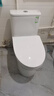 九牧（JOMOO）马桶家用一级水效防臭卫浴虹吸式马桶坐便器大冲力抗菌卫生间坐厕 【镇店热卖-旋冲升级】11370 305坑距(2515城包安装) 实拍图