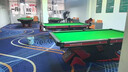 【包邮包安装】毒牙新款台球桌标准中式黑八球桌高端赛级专用球桌 9尺 木库-豪配升级【苍穹绿】 晒单实拍图
