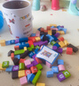 QZMEDU108粒大颗粒积木玩具木质拼插男孩女孩桶装儿童早教益智生日礼物 实拍图
