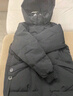 雪中飞2025新款中年妈妈羽绒服女中长款中老年高贵加厚冬装大码外套 黑色【可脱卸帽】 2XL （175）建议110-120斤 实拍图