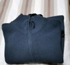 优衣库男女装souffle yarn舒芙蕾半拉链针织衫毛衣毛衫新款478546 69 藏青色 XL /180/108B 实拍图