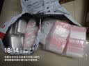 工百利 5号自封袋 留样袋塑料袋密封袋食品级样品袋封口袋加厚实验室包装袋 10*15cm红边10丝厚/500只【京仓发货】 实拍图