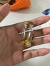 御邪足金999光面算盘珠隔断珠黄金垫片DIY手串手链金配饰 算盘珠:约0.03g（预售） 实拍图
