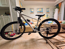 喜德盛山地自行车黑客500 X6铝合金车架27.5大轮径 油压碟刹24速变速 26款白/灰黑17寸(适合身高170-185cm） 实拍图