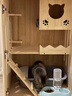 腆宠猫笼猫柜子猫窝猫别墅实木猫柜猫笼子超大号家用豪华猫舍猫屋猫房 实拍图