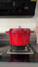 珐宝（staub）法国进口珐琅铸铁锅双耳煲汤烹饪锅具深炖锅樱桃红24cm 40501-485 实拍图