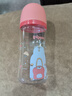 贝亲（Pigeon）奶瓶 婴儿喝奶瓶  宽口玻璃水瓶 新生儿奶瓶 宝宝喝奶瓶 240ML带L奶嘴（6个月+） 彩绘奶瓶 实拍图