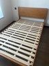 小半实木床双人床北欧日式小户型卧室简约樱桃木床家具稳稳床1.35米 实拍图