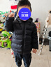 迷你巴拉【防水透湿】男女童保暖连帽三防保暖儿童羽绒外套2025年秋冬新款 黑色90001 【灰鸭绒-1000+洁净度】 160 【充绒量72.4g】 实拍图
