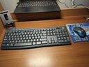 罗技（Logitech）MK275 键鼠套装 无线键鼠套装 办公键鼠套装 全尺寸 商务键鼠套装 带无线2.4G接收器 黑蓝色 实拍图