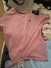 特步（XTEP） 特步短袖圆领冬季纯棉t恤男潮流运动上衣时尚休闲透气速干打底衫 【推荐】月桂粉-圆领（纯棉） L （175/96A）【现货速发】 实拍图