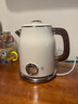美的（Midea）艺术家电热水壶  烧水壶自动断电保温一体  1.6L大容量电热水壶 316L不锈钢恒温壶 精准控温 63-Q 实拍图