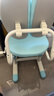益威（EIEV）儿童学习椅可升降学生椅子儿童写字椅儿童小学生座椅电脑椅可调节 升降脚踏+9cm追背+手摇标准款-蓝 实拍图