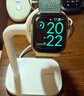 绿联手表充电支架iwatch充电器支架通用苹果全系列apple watch3/4/5/6/7/8/S9/S10桌面无线充底座 实拍图