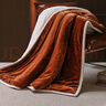 京东京造巧克力毯 2100g三层加厚毛毯双面双色法兰绒贝贝绒毯子 1.5x2m 实拍图