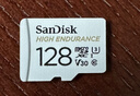 闪迪（SanDisk）128GB TF（MicroSD）4K内存卡 行车记录仪 监控摄像头专用 10,000小时录制 重复读写高耐用存储卡 实拍图