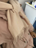 恒源祥围巾女秋冬季羊毛保暖女士围脖披肩送老人妈妈生日礼物妇女节礼盒 实拍图