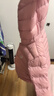 亚瑟士（asics）童装25年冬季儿童柔软舒适三防轻薄保暖羽绒服【高充绒量】 粉色 清洁度1000-鸭绒 120 充绒量62.4g 实拍图