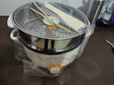 荣事达（Royalstar）电煮锅多功能蒸煮煎炒一体电热锅宿舍学生煮面锅家用电火锅一锅多用途电炒锅炒菜不粘锅插电小电锅 多功能电煮锅【带蒸笼】送8礼 特厚款26cm（适合3-4人） 实拍图