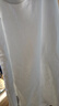 凡客诚品（VANCL）纯棉长袖T恤男春秋季圆领内搭衣服休闲宽松透气打底衫 白色 XL 实拍图