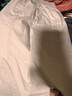 优衣库女装休闲廓形长裤/系腰带弯刀镰刀裤子481028 481028/02浅灰色 M 实拍图