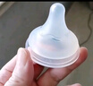 贝亲（Pigeon）自然实感第3代启衔奶嘴 宽口径奶嘴 SS号-1只装 0个月以上 BA129 实拍图
