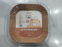 双枪空气炸锅专用纸 烤盘烤箱耐高温吸油纸 食品级加厚锡纸方形100只 实拍图