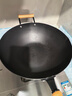 京东京造 炒锅 铁锅炒菜电磁炉燃气灶平底【健康无涂层】进口极铁34cm 实拍图