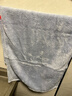 三利抗菌加厚毛巾2条A类吸水男女洗脸洗澡家用干发大面巾   蓝/白 实拍图