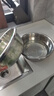 不锈钢洗菜盆沥水篮淘米筛 30cm实盆+漏盆 实拍图