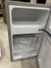 奥克斯（AUX）家用双门迷你小型冰箱 冷藏冷冻保鲜小冰箱 宿舍租房节能电冰箱 【国家补贴】BCD-24K118 基础款 银色 实拍图
