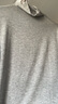 优衣库女装HEATTECH EXTRA WARM 混纺高领T恤/长袖 9%羊绒 478954 478954/03灰色 L 实拍图