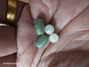 晶屿 天然A货翡翠散珠 玉珠子白油青 DIY饰品手链项链配件米粒路路通 精选9*6白色/一颗价 实拍图