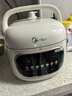美的（Midea）电压力锅1-2人家用高压锅双胆开学宿舍高颜值压力智能预约触控开盖火锅煮粥炖肉锅C2945电饭煲2.2L 实拍图