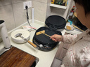 美的（Midea）电饼铛家用双面加热煎烤机烙饼锅电煎饼锅34大口径加大加深烤盘 温度可调烤肉早餐机电饼档JKE3475 实拍图