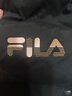 斐乐（FILA）女子长款羽绒服冬季90%鹅绒长袖保暖连帽运动过膝开衫外套上衣 深黑-BK XL 实拍图