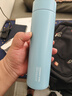 炊大皇保温杯316L医用级不锈钢茶水分离商务便携智能保温杯浅蓝色 490ml 实拍图
